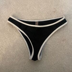 black bikini bottoms